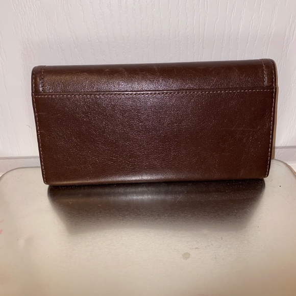 Coach Madison Women’s Leather Check book Clutch Wallet - Picture 3 of 4